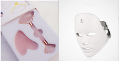 LED Light Therapy Face Mask – Red & Blue Light for Skin Rejuvenation & Acne