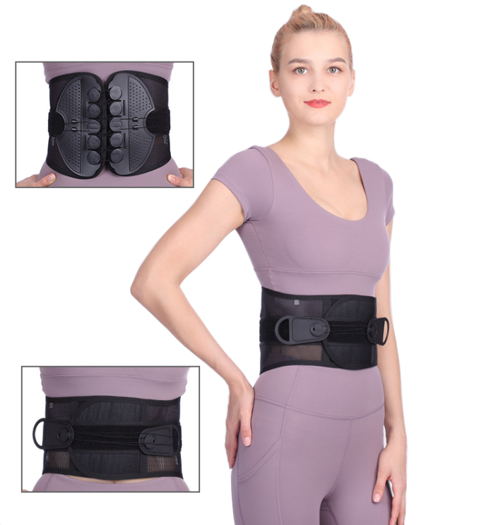 Lumbar Support Belt for Back Pain Relief – Adjustable Posture Corrector Brace