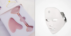 LED Light Therapy Face Mask – Red & Blue Light for Skin Rejuvenation & Acne