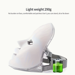 LED Light Therapy Face Mask – Red & Blue Light for Skin Rejuvenation & Acne